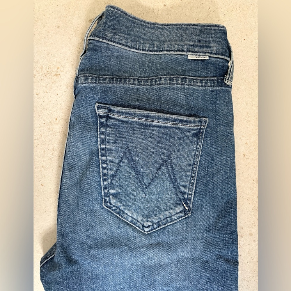 MOTHER Denim The Mid Rise Dazzler Ankle
